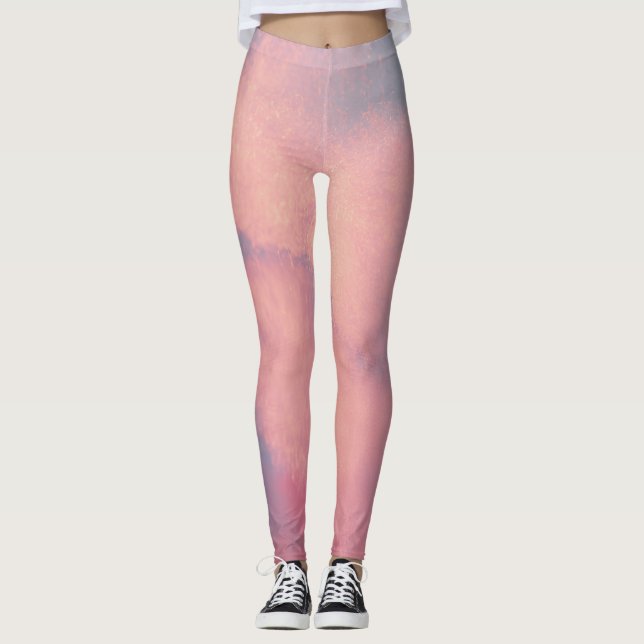 Pink cloud leggings (Front)