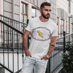 Pink Cloud Lightning T-Shirt