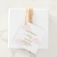 Pink Clouds Baby Shower Girl
