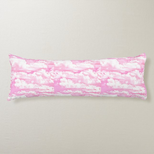 Pink Clouds Decor ready to customise Body Cushion (Front)