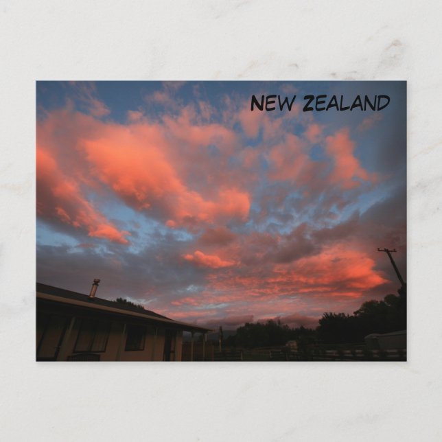 Pink Clouds Postcard (Front)