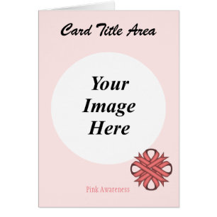 Pink Clover Ribbon Template by Kenneth Yoncich
