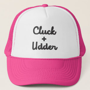 Pink Cluck and Udder Trucker Hat