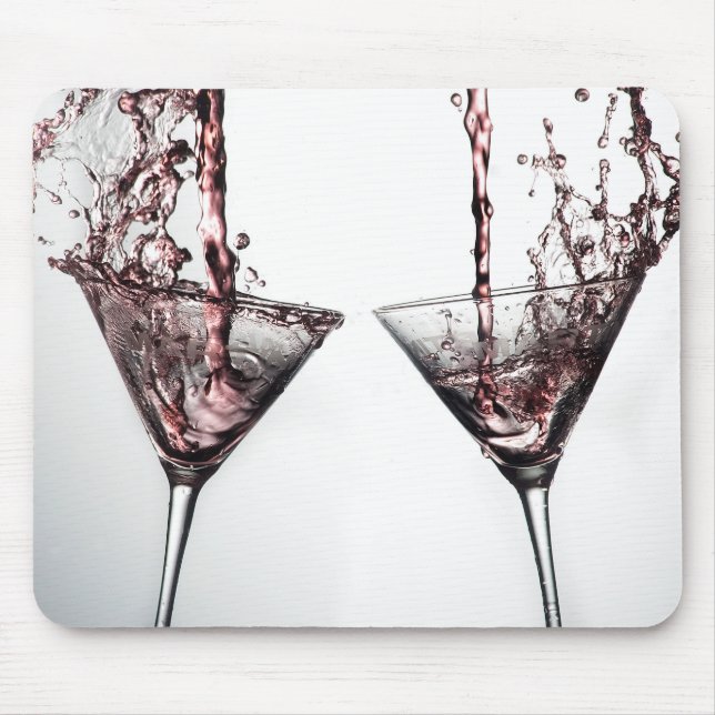Pink Cocktail 4 Mouse Pad (Front)
