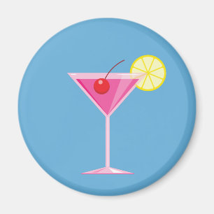 Pink Cocktail Magnet