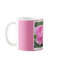 Pink Coffee Mug with a photograph of Pink Peonies