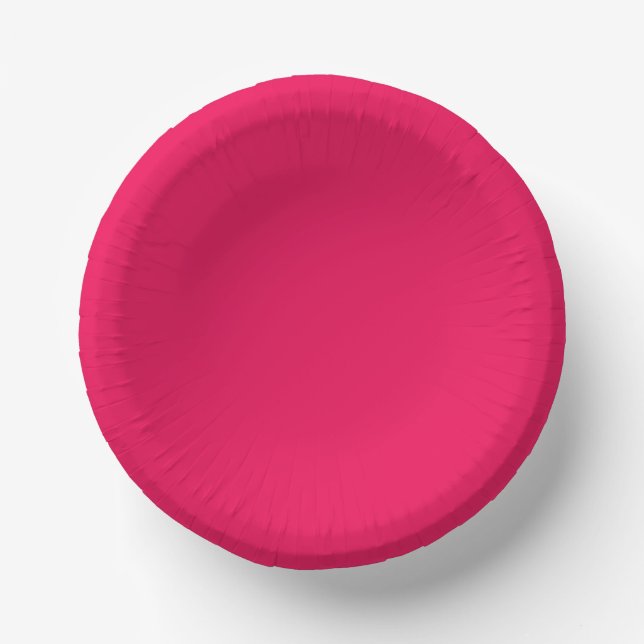 Pink Colour Paper Plate (Front)