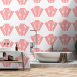 Pink Coloured Art Deco Design  Wallpaper<br><div class="desc">Wallpaper pink coloured art deco design that can be customised with any text. Should you require any help with customising then contact us through the link on this page. Pink coloured art deco design wallpaper</div>