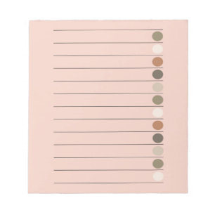 Pink Colourful Dots Fun & Vibrant Stationery Notepad