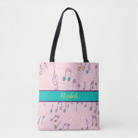 pink colourful music note 