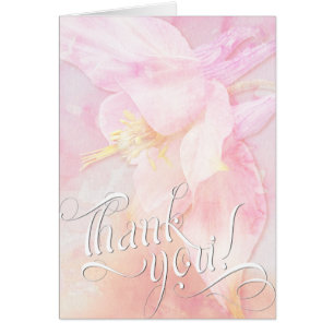 PINK COLUMBINE FLOWER WATERCOLOR SPLASH