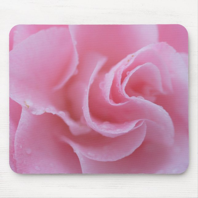 Pink Common Camellia Mouse Pad (Front)