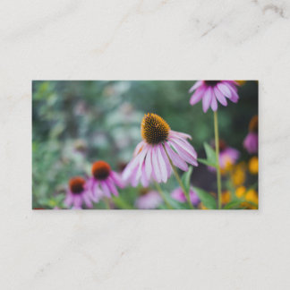 Pink Coneflower Garden Business Card