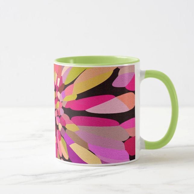 Pink Confetti Flower Mug (Right)