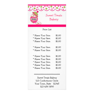 Pink Cookie Jar Rack Card