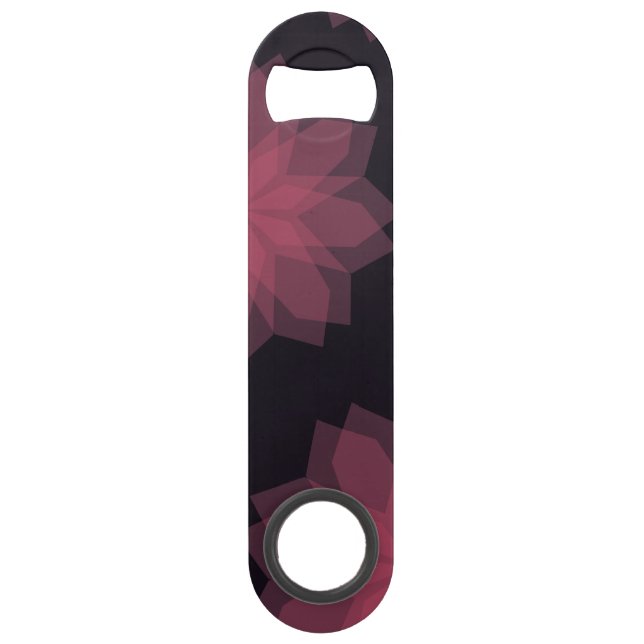 Pink, cool, trendy, modern flower abstraction (Front)