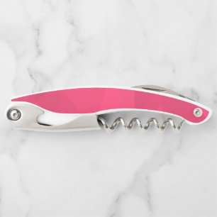 Pink, cool, unique, trendy triangle illustration corkscrew