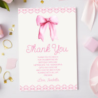 Pink Coquette Bow Birthday Party