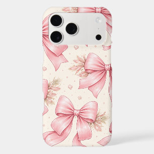 Pink Coquette Bow iPhone 17 Pro Max Case