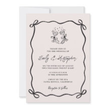 Pink Coquette Bow Wedding