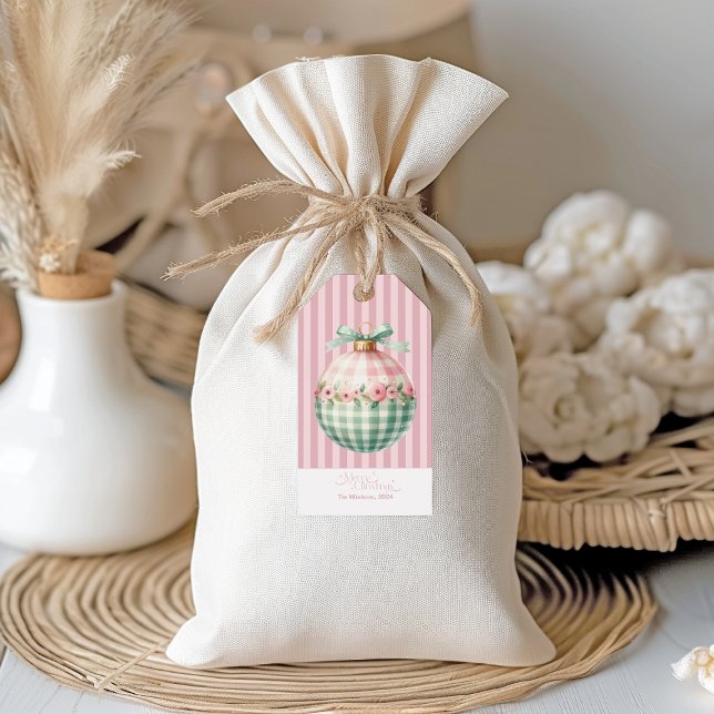 Pink Coquette Christmas Gift Tags (Creator Uploaded)