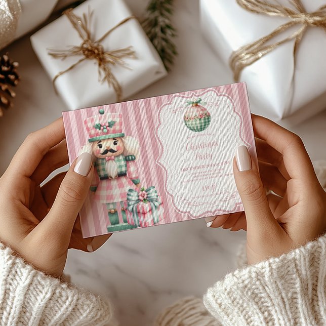 Pink Coquette Christmas Invitation (Creator Uploaded)