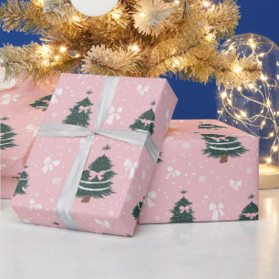 Pink Coquette Holiday Wrapping Paper