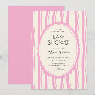 Pink coquette invitation