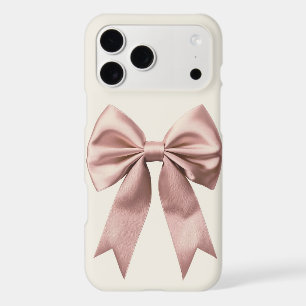 Pink Coquette Satin Bow iPhone Case   Romantic Gir