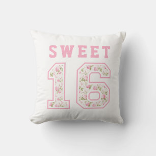 Pink Coquette Sweet 16 University Cushion