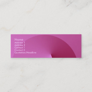 Pink Corner 2 Geometrical Angular Business cards