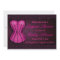 Pink Corset Lingerie Bridal Shower Invitation
