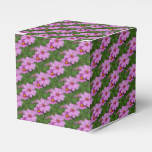 Pink Cosmos Flower Nature Pattern Favour Box