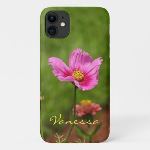 Pink Cosmos Flower *Personalise* Case-Mate iPhone Case