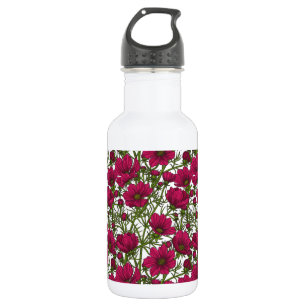 Pink Cosmos flowers 532 Ml Water Bottle