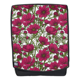 Pink Cosmos flowers Backpack