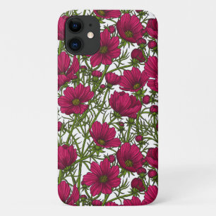 Pink Cosmos flowers Case-Mate iPhone Case