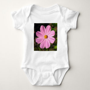 Pink Cosmos (Square Photo) Baby Bodysuit