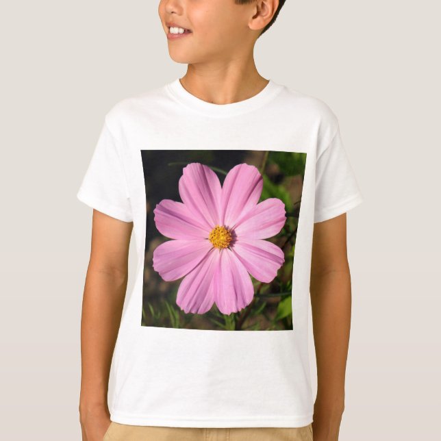 Pink Cosmos (Square Photo) T-Shirt (Front)