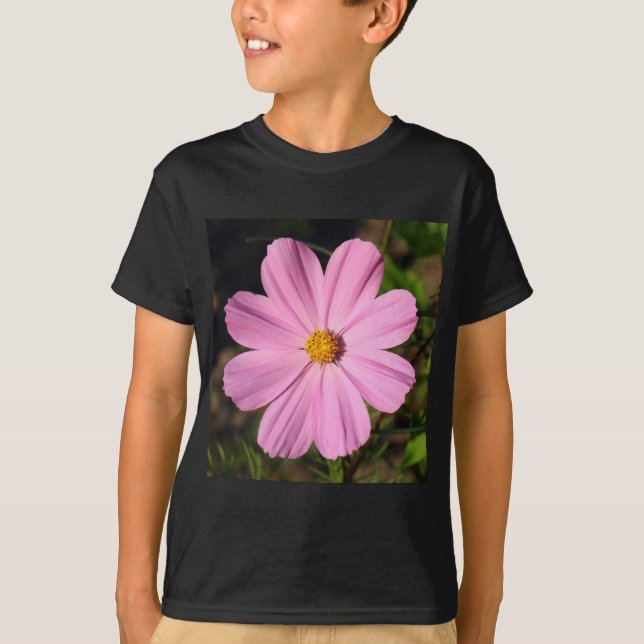 Pink Cosmos (Square Photo) T-Shirt (Front)