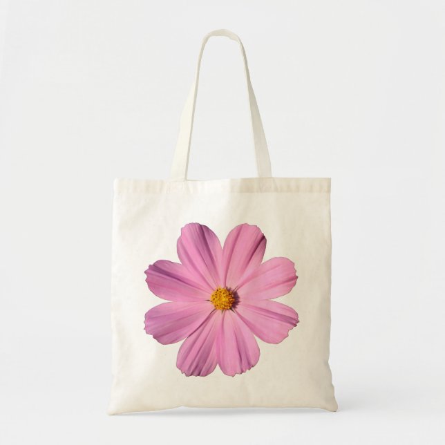 Pink Cosmos Tote Bag (Front)