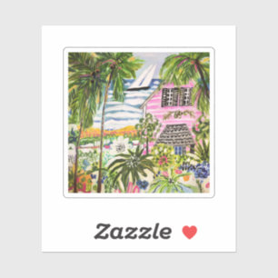 Pink Cottage by the Bay I