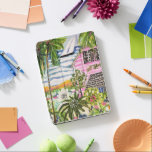 Pink Cottage by the Bay I iPad Pro Cover<br><div class="desc">Pink Cottage by the Bay I by Karen Fields</div>