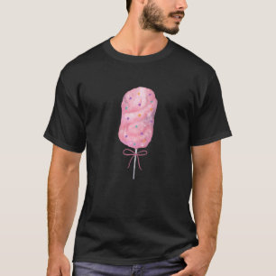 Pink Cotton Candy State Fair Food T-Shirt