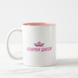Pink Coupon Queen coffee mug