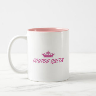 Pink Coupon Queen coffee mug