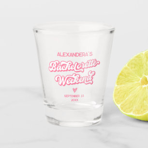 Pink Cowgirl Bachelorette Shot Glass