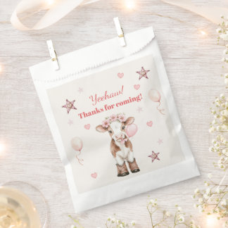 Pink Cowgirl Birthday | Farm Theme 1st Favour Bags