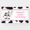Pink Cowgirl Birthday Party Banner