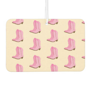 Pink Cowgirl Cowboy Boots Country Texas Ranch Car Air Freshener